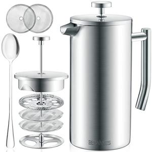 Belwares 50 Oz Insulated French Press Coffee Maker