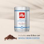 illy Decaf Whole Bean Coffee, 8.8 Ounce