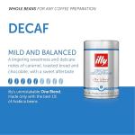 illy Decaf Whole Bean Coffee, 8.8 Ounce