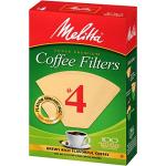 Melitta #4 Natural Brown Coffee Filters, 200 Pack