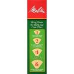 Melitta #4 Natural Brown Coffee Filters, 200 Pack