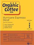 Organic Decaf Hurricane Espresso Whole Beans, 32 Oz
