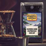 Organic Decaf Hurricane Espresso Whole Beans, 32 Oz
