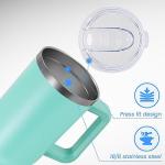 40 oz Stainless Steel Travel Coffee Tumbler