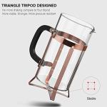 QUQIYSO 21oz Stainless Steel French Press Coffee Maker