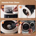 Onyx Black Burr Coffee Grinder with Scale