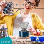 Laiyeoy Reusable Pour Over Coffee Dripper