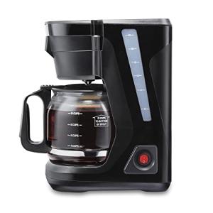 Proctor Silex 12-Cup Drip Coffee Maker, Black/Silver