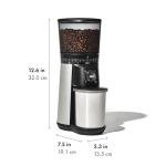 Silver Conical Burr Coffee Grinder