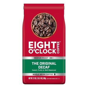 Eight O'Clock Original Decaf Medium Roast Whole Bean
