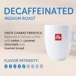 illy Decaf Whole Bean Coffee, 8.8 Ounce