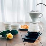 Hario V60 White Ceramic Pour Over Coffee Dripper