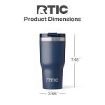 RTIC 20oz Insulated Travel Tumbler - Navy