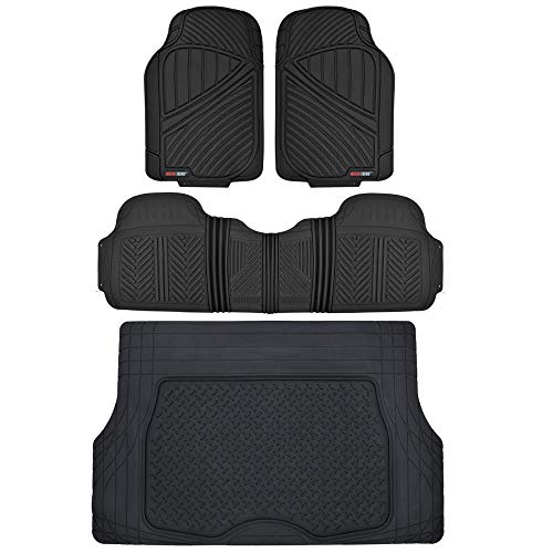 Heavy Duty Rubber Car Floor Mats Set