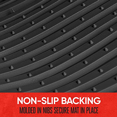 FlexTough Heavy Duty Rubber Floor Mats Set