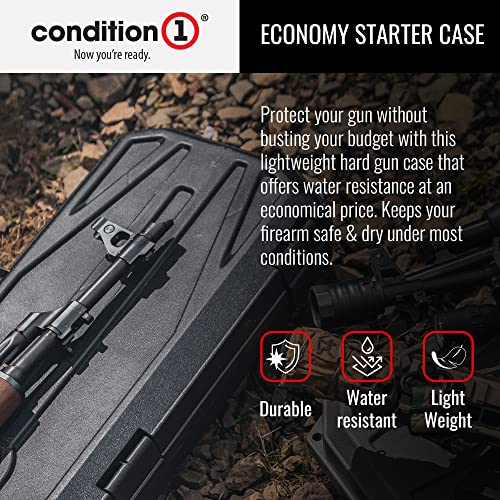 48" Hard Plastic Rifle Case with Foam