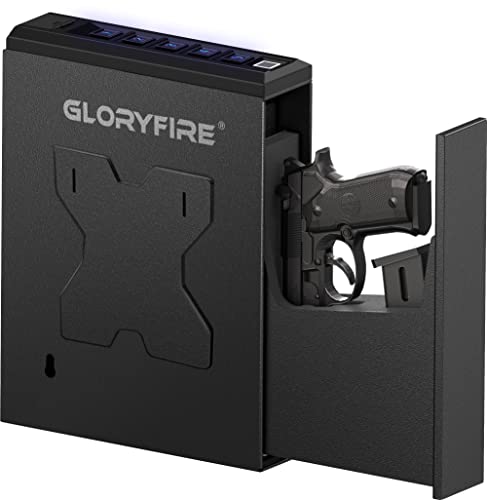 GLORYFIRE Biometric Handgun Safe with Quick Access