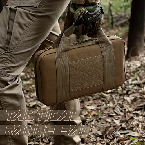 LIVANS Padded Tactical Double Pistol Case