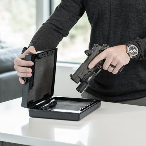 STOPBOX PRO - Quick Access Pistol Lock Box (2 Pack)