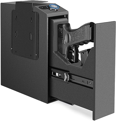 Biometric Handgun Safe with Auto Sliding Door