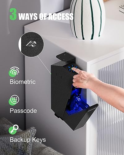 Biometric Handgun Safe with Quick Access