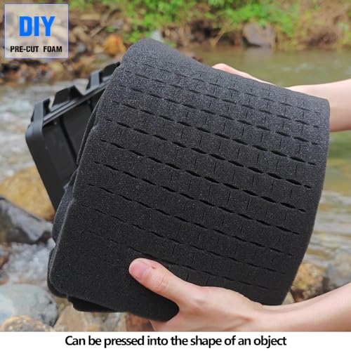 Lockable Hard Shell Handgun Case with Foam