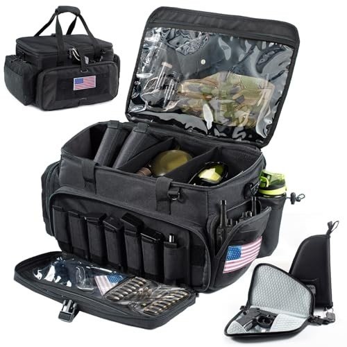 Large Tactical Gun Range and Pistol Bag