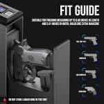 GLORYFIRE Biometric Handgun Safe with Quick Access