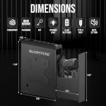 GLORYFIRE Biometric Handgun Safe with Quick Access