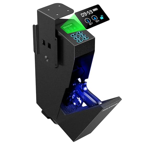 Quick Access Pistol Safe for Bedside and Car