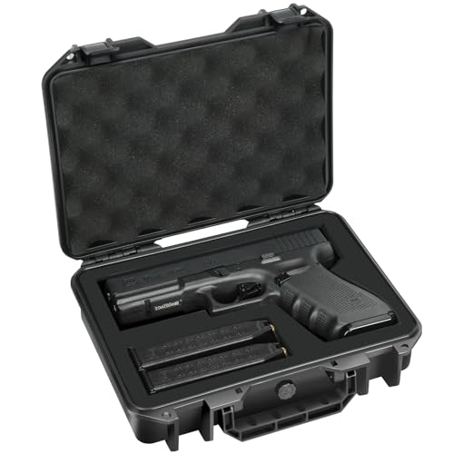 LOTOCASE Tactical Hard Gun Case with Foam Insert