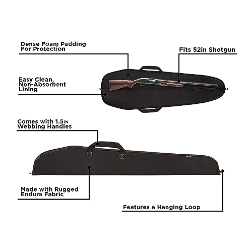 Allen Durango Black Shotgun Case - 52 Inches