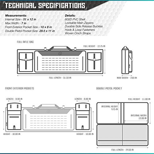 Savior Tactical Double Carbine Long Rifle Bag