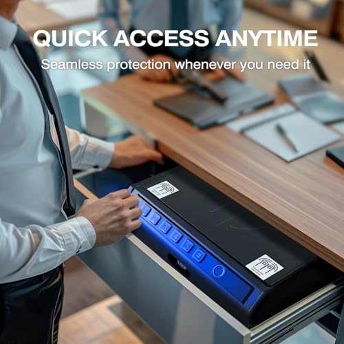 ADIMO Biometric Gun Safe with Quick Access Options
