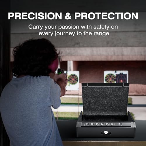 ADIMO Biometric Gun Safe with Quick Access Options