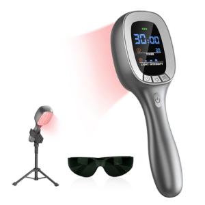 Red & Near Infrared Light Therapy Wand with Stand