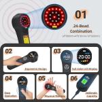 Handheld Red Light Therapy Device for Pain Relief