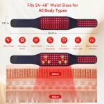 Cordless Red Light Therapy Belt for Pain Relief