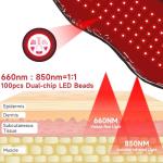 Portable Red Light Therapy Belt for Pain Relief