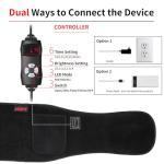 Wearable Red Light Therapy Belt for Pain Relief