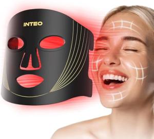 Inteo Red Light Therapy Mask with Remote, 3 Modes