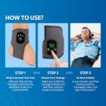 Triple Therapy Foot Massager with Heat & Vibration