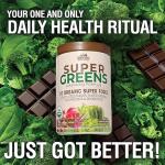 Chocolate Super Greens Drink Mix, 40 Servings