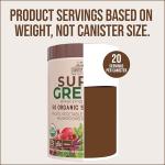 Chocolate Super Greens Drink Mix, 40 Servings