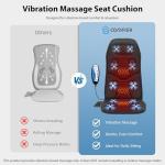Comfier Heated Vibration Back Massager Seat Cushion