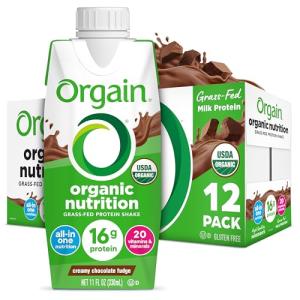 Orgain Creamy Chocolate Fudge, 11 Ounce (12 Pack)