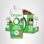 Orgain Creamy Chocolate Fudge, 11 Ounce (12 Pack)