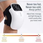 Smart Knee Massager with Heat and Light Therapy