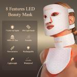 MEGELIN LED Red Light Therapy Mask for Face & Neck