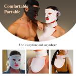 MEGELIN LED Red Light Therapy Mask for Face & Neck